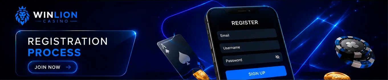 Registration Process in WinLion Casino